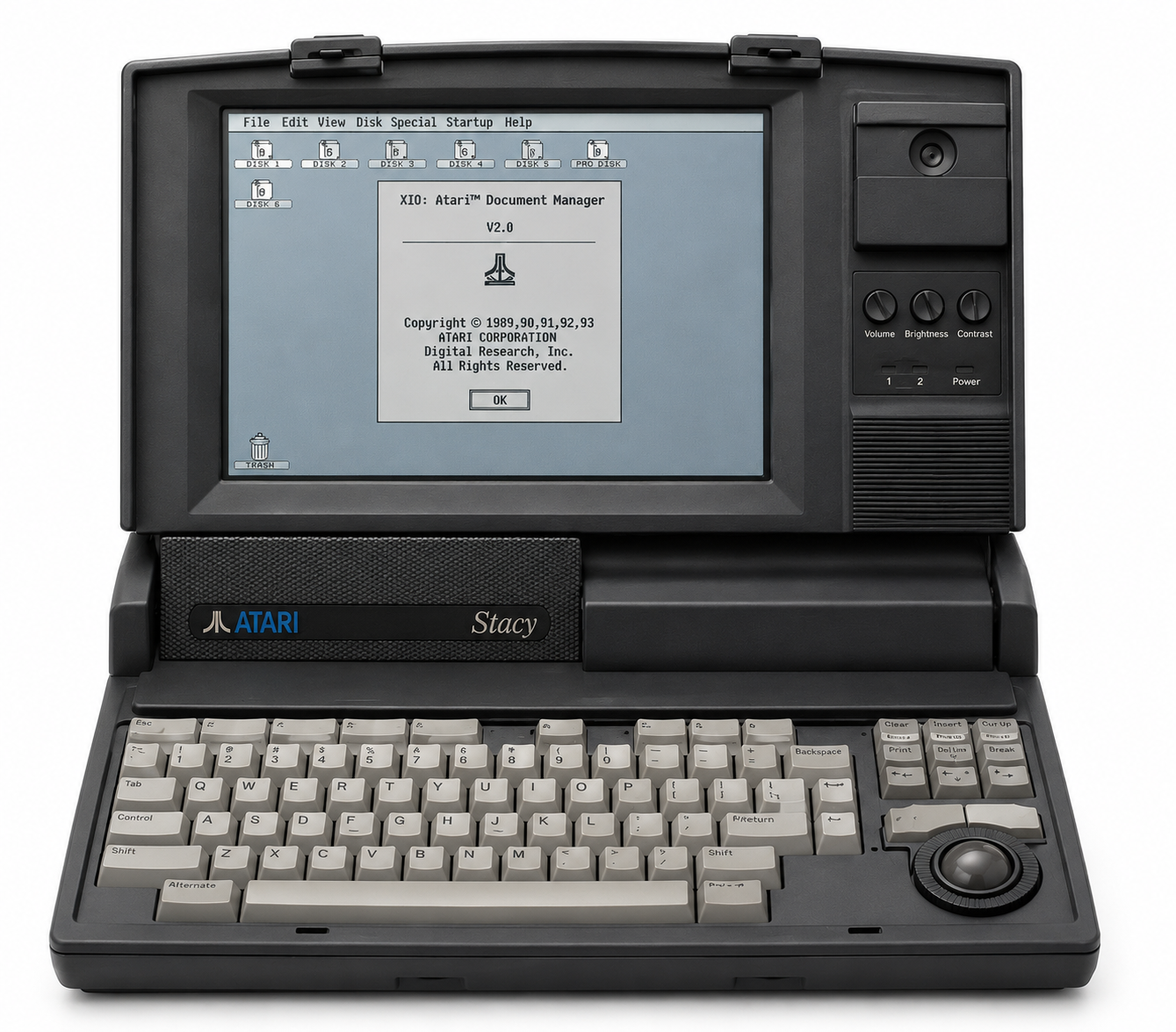 Atari Stacy Luggable computer